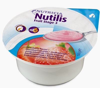 Nutilis Fruit Stage 3 Integratore Nutrizionale Gusto Fragola 3 x 150 grammi