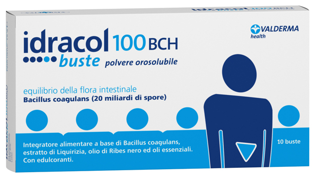 Idracol-100 BCH 10 Bustine Orosolubili - Integratore Flora Intestinale