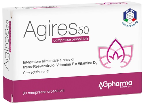 Ag-Res 50 30 Compresse Orosolubili- Integratore Menopausa