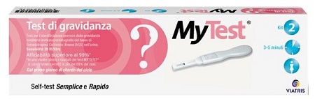 My Test HCG Rapid Test di Gravidanza 2 pezzi