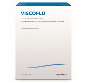 ViscoFlu Soluzione Salina Ipertonica Nebulizzante 10 Flaconcini