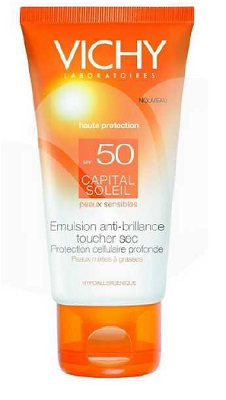 Vichy Ideal Soleil Crema Viso Tocco Secco SPF 50+ 50 ml