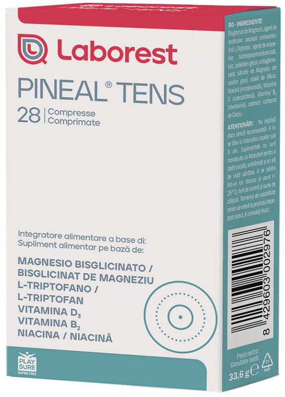 Pineal Tens 28 Compresse  - Integratore Magnesio per l'Umore e la Funzione Muscolare