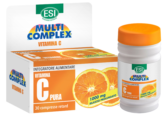 Esi Vitamina C Pura Retard Multicomplex 30 Capsule - Integratore Alimentare