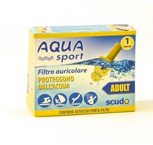 Earplug Aquasport Tappi Auricolari Adulto 2 Pezzi