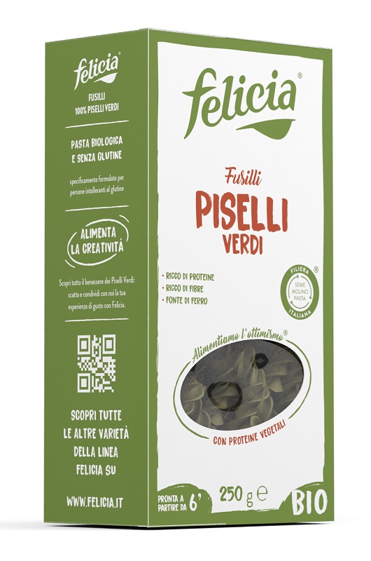 Felicia Bio Fusilli Piselli Verdi Bio 250 grammi