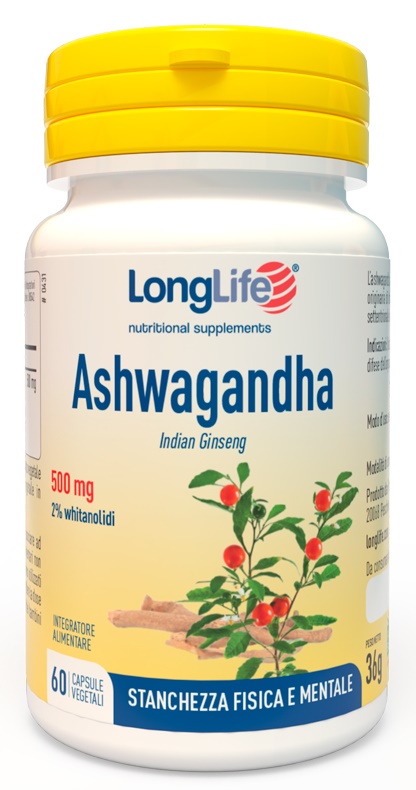 Longlife Ashwagandha 60 Capsule - Integratore Rilassante