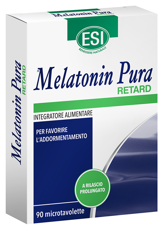 Esi Melatonin Pura Retard 90 Microtavolette - Integratore Alimentare