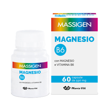 Massigen Magnesio B6 Viti 60 Capsule - Integratore Alimentare