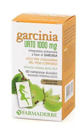 Farmaderbe Garcinia Urto 1000 60 Compresse - Integratore Peso Corporeo