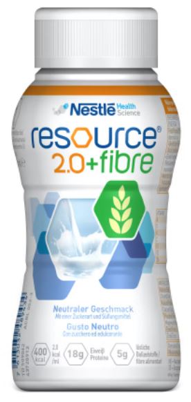 Resource 2.0 + Fibre Neutro Bevanda con Fibre 200 ml