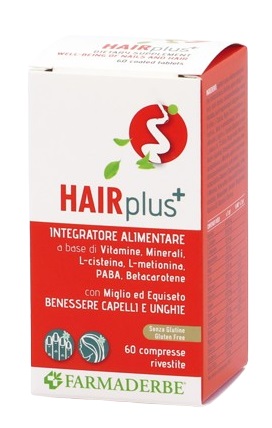 Farmaderbe Hair Plus 60 Compresse - Integratore Capelli e Unghie
