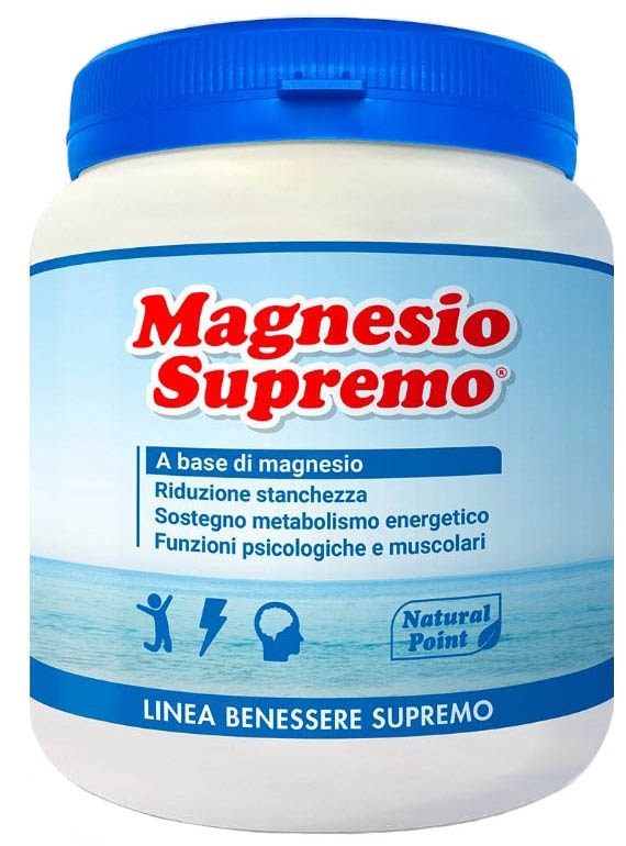 Natural Point Magnesio Supremo Polvere 300 grammi - Integratore Alimentare