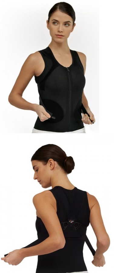 Ekeep K1 Posture Keeper Richiamo Dinamico Dorsale da Donna Taglia 3 Nero