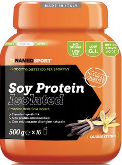 Named Sport Soy Protein Isolate Delicious Vaniglia 500 grammi - Integratore Proteico