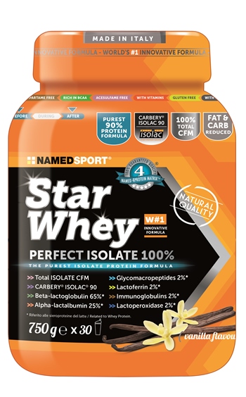 Named Sport Start Whey Isolate Vaniglia 750 grammi - Integratore di Proteine
