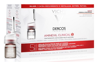 Vichy Dercos Aminexil Intensive 5 Trattamento Anticaduta Donna 42 Fiale