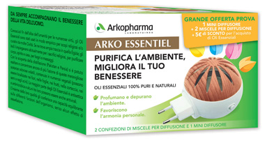 Arko Essentiel Kit Diffusore Ambiente + 2 Oli Essenziali-image