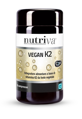 Nutriva Vegan K2 30 Compresse - Integratore Vitamina K2