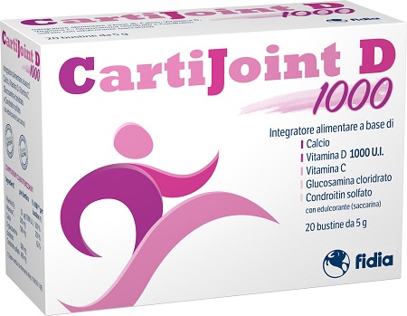 Carti Joint D1000 20 Bustine - Integratore Ossa e Articolazioni