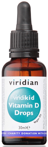 Natur Viridian Vitamina D3 400UI 30 ml - Integratore Alimentare