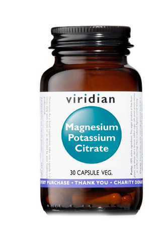 Natur Viridian MG+K Citrate 30 Capsule - Integratore Alimentare