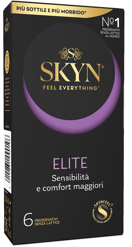Akuel Skyn Elite Profilattici Super Sottili e Super Morbidi 6 pezzi