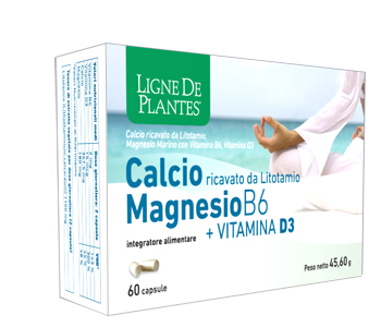 Calcio Magnesio B6 + Vitamina D3 60 Capsule - Integratore Alimentare