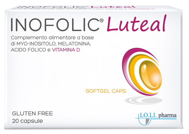 Inofolic Luteal 20 Capsule Molli - Integratore di Myo-Inositolo