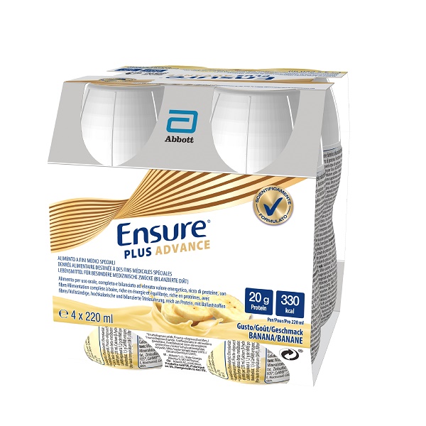Ensure Plus Advance Gusto Banana 4 x 220 ml