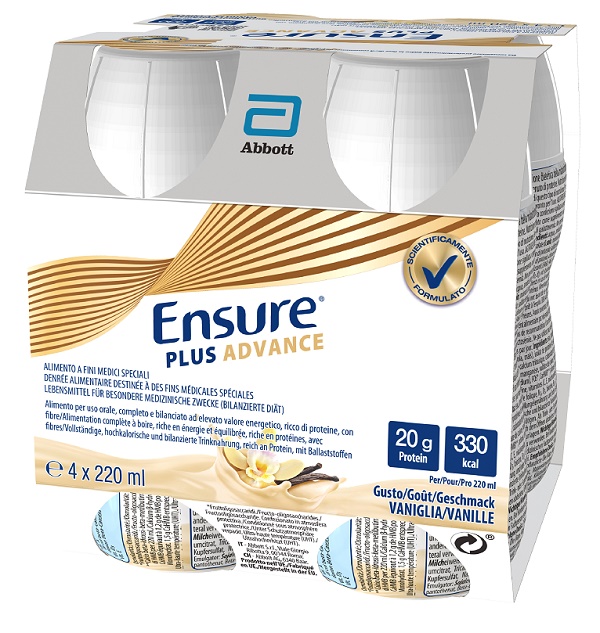 Ensure Plus Advance Gusto Vaniglia 4 x 220 ml