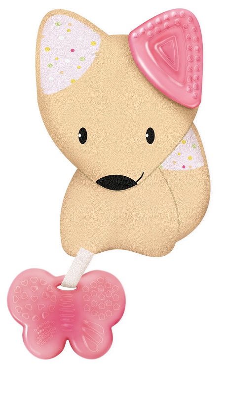 Chicco Massaggiagengive Friends Rosa + 4m