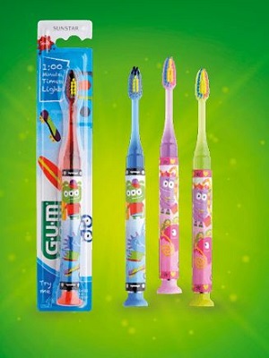 Gum Light Up Spazzolino per Bambini 7-9 Anni