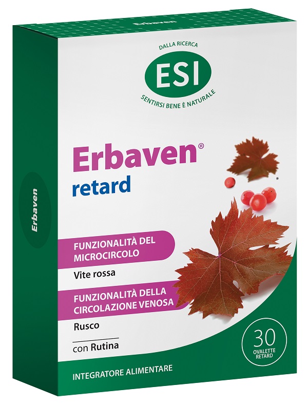 Esi Erbaven Retard 30 Ovalette - Integratore Gambe Pesanti