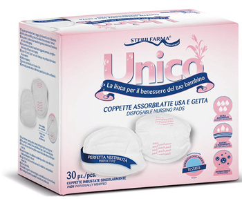 Unico Coppette Assorbilatte Usa e Getta 30 Pezzi