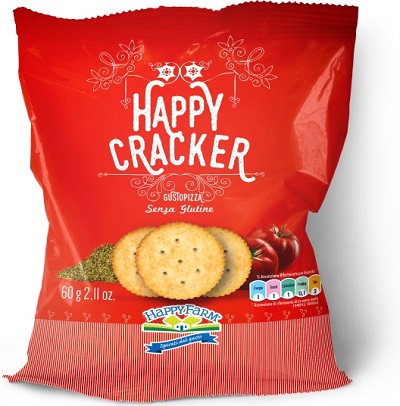 Happy Farm Happy Crackers Pizza 60 grammi
