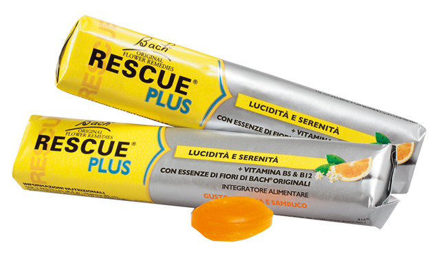 Rescue Plus Confetti Arancia e Sambuco 10 pezzi