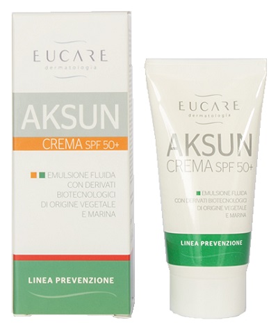 Aksun Crema Emolliente SPF 50+ Emulsione Fluida 50 ml