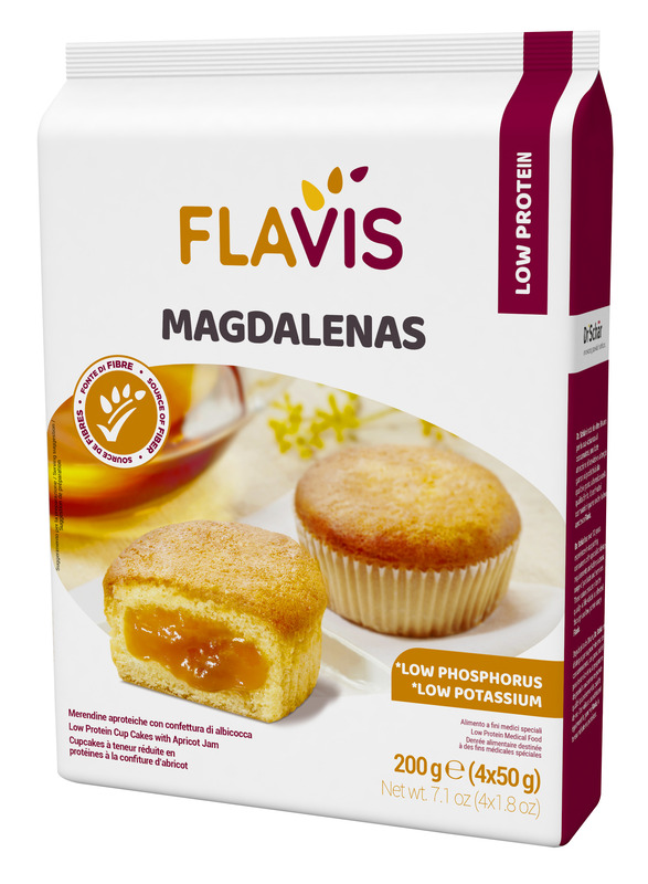 Mevalia Flavis Merendina Magdalenas Albicocca 200 grammi