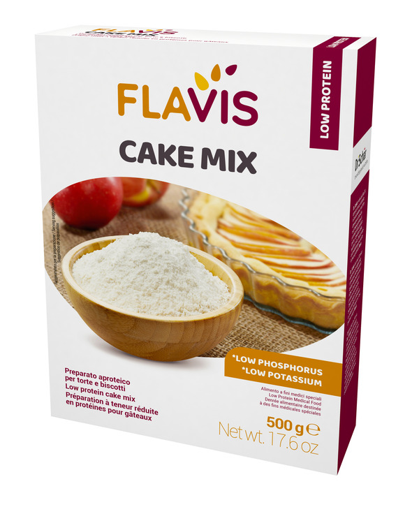 Mevalia Flavis Cake Mix Aproteico 500 grammi