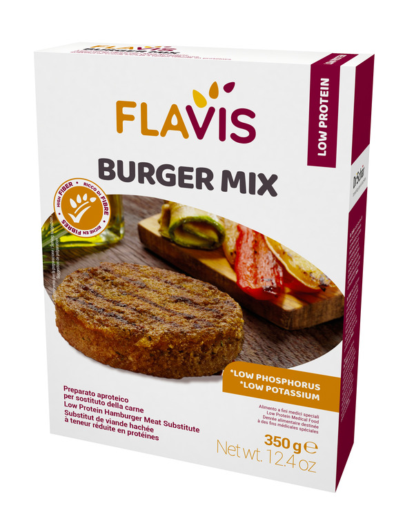 Mevalia Flavis Burger Mix Aproteica 350 grammi
