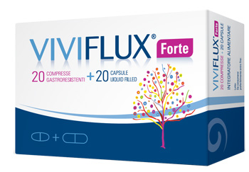 Viviflux Forte 20 Capsule + 20 Compresse - Integratore Alimentare