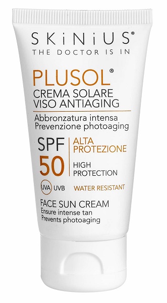 Plusol Crema Solare SPF 50+ Protezione Viso 50 ml