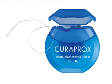 Curaprox Dental Floss Waxed 834 - Filo Interdentale 50 metri