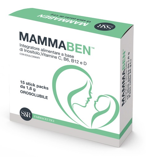 MammaBen 15 Stick Packs - Integratore per le Neomamme