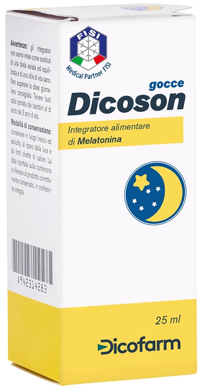 Dicoson Gocce 25 ml - Integratore di Melatonina