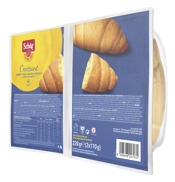 Schar Croissant 220 grammi 4 pezzi