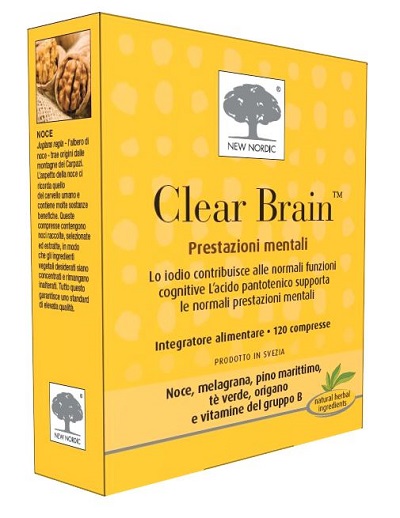 Clear Brain 120 Compresse - Integratore Alimentare