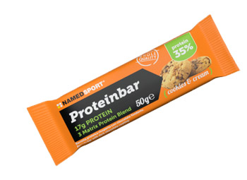 Named Sport Proteinbar Cookies&amp Cream 50 grammi - Barretta Proteica