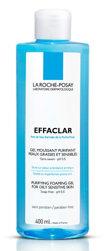 La Roche Posay Effaclar Gel Mousse Schiumogeno Purificante Pelle Grassa e Sensibile 400 ml